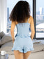 Conjunto de Pijama para Dama, Playera de Verano y Pantalones Cortos, Conjunto de Ropa de Dormir Suave Y Muy Ligera