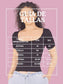 Playera Manga Corta Canale Stretch Mujer – Ajuste Perfecto