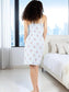 Set Pijama 3 Piezas Mujer Verano Bata Top y Short
