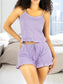 Conjunto de Pijama para Dama, Playera de Verano y Pantalones Cortos, Conjunto de Ropa de Dormir Suave Y Muy Ligera