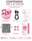 Set Audífonos In-Ear audífonos l42 rosa con smartwatch futurem fm13 rosa inalámbrica con cancelación de ruido