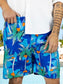 Traje de Baño Hombre Estampado Trajes de Baño de Playa de Secado Rápido con Forro de Mallas, Bañador Corto para Playa, Natación o Piscina
