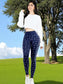 Set De 2 Leggings Casual o Deportivos De Cintura Alta De Mujer En Color Sólido