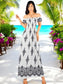 Set de 2 Vestido Maxi Casual Mujer Largo Cómodo Estilo Boho