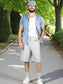 Short Hombre Casual Cintura Ajustable Detalles Texturizados Diseño Moderno