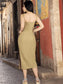 Vestido De Mujer Midi Casual Stretch para Diario Y Salida