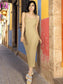 Vestido De Mujer Midi Casual Stretch para Diario Y Salida