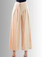 Generic Pantalones Wide Legs para Mujer (MX/US, Alfa, Talla única, Regular, Regular, Beige)