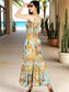 Vestido Maxi Casual Mujer Largo Cómodo de Tirantes