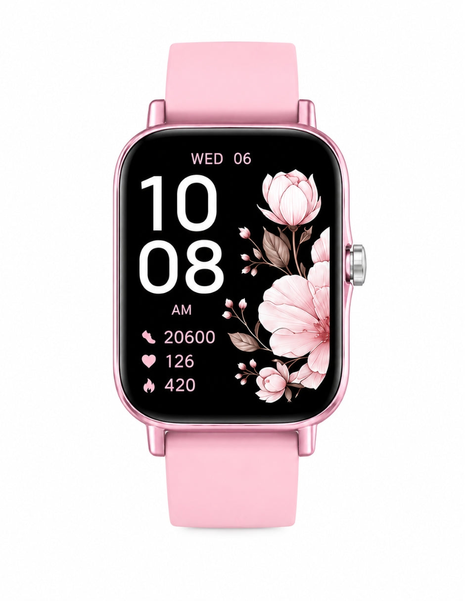 Set Audífonos In-Ear audífonos l42 rosa con smartwatch futurem fm13 rosa inalámbrica con cancelación de ruido