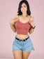 Tops Mujer Deportivo O Casual Blusa Croptop Tirantes