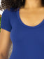 MALABIS Player Mujer Texturizada Casual Stretch Blusa Dama Top