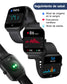 Reloj Inteligente TOOBUR, Alexa Incorporada, Sumergible, Llamadas, Notificaciones. Negro