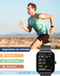 Reloj Inteligente TOOBUR, Alexa Incorporada, Sumergible, Llamadas, Notificaciones. Negro