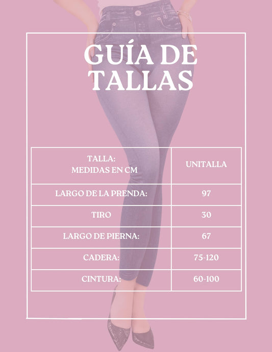 Pack de 2 Leggins Mujer Mezclilla Faja Alta Estilo Pantalón Mezclilla Calidad Premium Jegging Tiro Alto, Mallon Licra Cómodos Elásticos