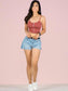 Tops Mujer Deportivo O Casual Blusa Croptop Tirantes