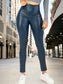 Leggings Faja Alta Grueso Leggins Reduce Abdomen Vientre Cintura Legins Mallon de Mujer Mallas Elegantes Malones de Talle Extra Alto