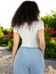 Set 2 Player Mujer Texturizada Casual Stretch Blusa Dama Top