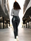 Leggings Faja Alta Grueso Leggins Reduce Abdomen Vientre Cintura Legins Mallon de Mujer Mallas Elegantes Malones de Talle Extra Alto