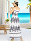 Vestido Largo Casual Mujer Maxi DRES Cómodo Estilo Moderno