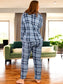 Set De 2 Pijamas Afelpadas Mujer Polar Pantalón Sudadera Ropa Invierno