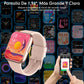 Smartwatch Lostrain Mujer,Reloj Inteligente Deportivo para Mujer 1.96" Pantalla Bluetooth IP68 Impermeable,Pulseras Inteligentes con GPS,Podómetro.