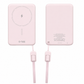 G-tide Slim01 Power bank Ultradelgada, 5000 mAh, carga rápida, carga imalambrica