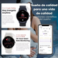 Smartwatch Haylou, Bluetooth 5.3, larga duración Batería. Azul