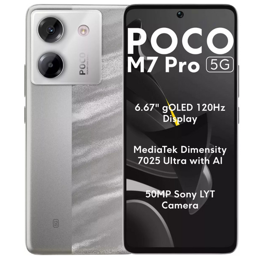 Xiaomi Poco M7 Pro 5G - 12GB RAM 256GB ROM - Batería 5110mAh - Cámara Dual 50MP+2MP