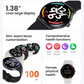 Smartwatch Haylou, Bluetooth 5.3, larga duración Batería. Azul
