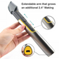 Afeitadora eléctrica Bomidi HT1, inalámbrica con mango de extensión incorporado, batería recargable por USB