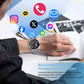 Smartwatch Deportivo 1.5" LCD con Monitor de Ritmo Cardíaco, Oxígeno en Sangre y Resistencia al Agua IP67