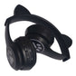 Audífonos Gatica Bluetooth, luces led, Radio FM, diadema plegables