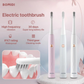 Cepillo de dientes eléctrico sónico Bomidi T501. Vibración de alta frecuencia. Blanqueamiento. Resistente al agua