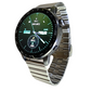 Smartwatch Clásico con correa de Metal BS X3pro llamadas, mensajes, deportes, salud y notificaciones.