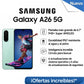 Celular Samsung Galaxy A26 5G 8GB RAM /256 GB Verde Desbloqueado.