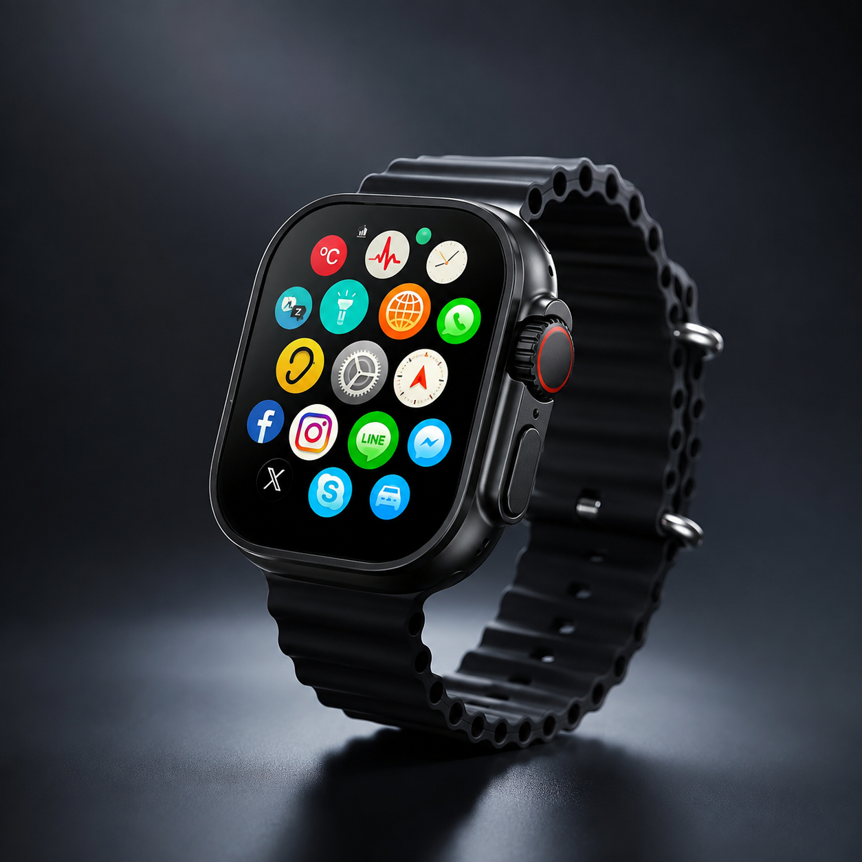 Smartwatch U5 Multifunción con Llamadas, Mensajería e Inteligencia Artificial
