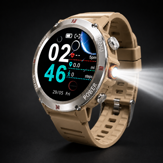 Smartwatch Woox Bluetooth IP68 con Llamadas, Pantalla Táctil y Batería 5-7 Días