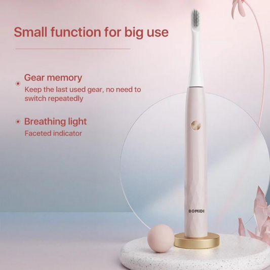 Cepillo de dientes eléctrico sónico Bomidi T501. Vibración de alta frecuencia. Blanqueamiento. Resistente al agua
