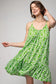 Vestido camisero  de lana con estampado floral