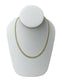 Cadena de oro amarillo real de 10 quilates Modelo cubano brillante, clásico para hombre resistente para colgantes y abalorios con cierre de langosta , 5 milímetro de ancho y 22 pulgadas de largo.